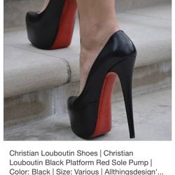 Authentic Size 9 Christian Louboutin High Heels 