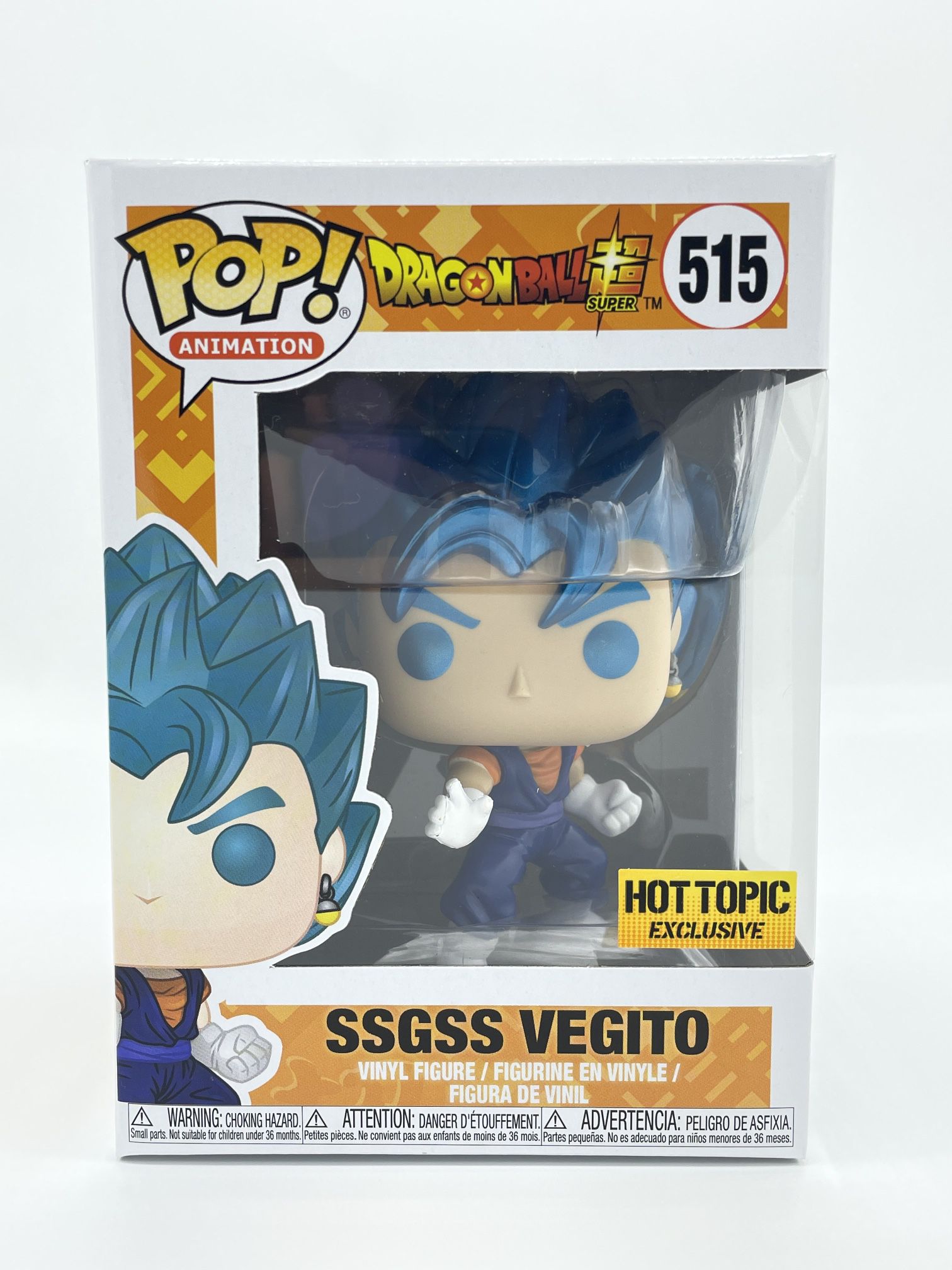 Funko Pop! Dragon Ball Z Super SSGSS Vegito Hot Topic Exclusive #515