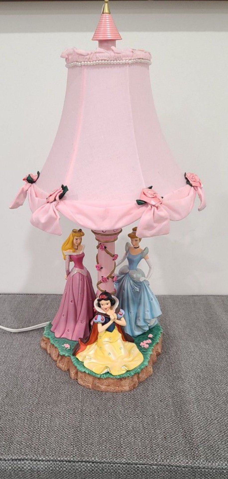 Vintage Disney Princess Lamp Rare! 