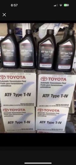 Toyota Type T-IV case of 6 quarts Automatic Transmission Fluid ATF