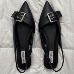 Buckle Slingback Flats