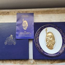 The Statue Of Liberty Commemerative Plate