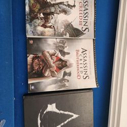 Assassins Creed cheat books.