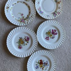 Minton Dinner Plates, Never Used, S-500 Signed, Lorraine, Baka