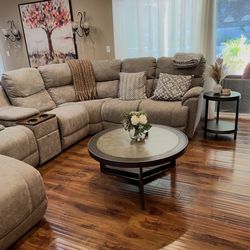 Lazy Boy Recliner Sectional Sofa Couch