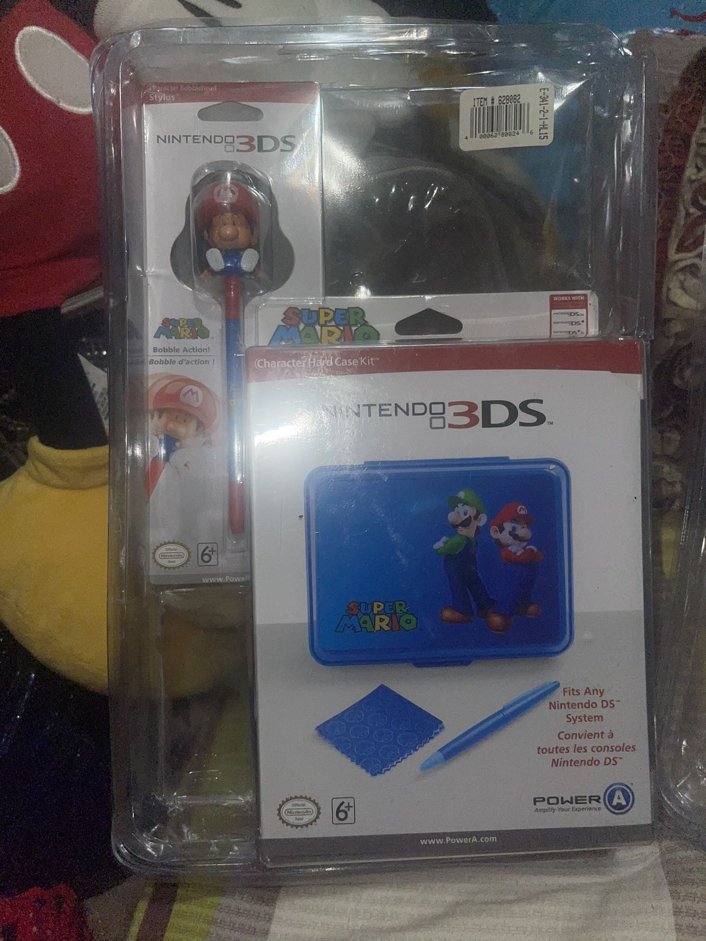 NEW NINTENDO 3DS STYLUS AND HARD CASE 