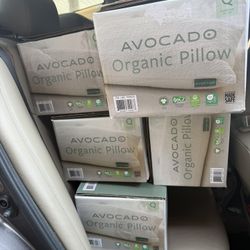 AVOCADO ORGANIC PILLOW WITH NATURAL LATEX AND KAPOK FILL