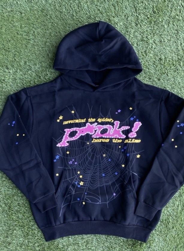 Sp5der Hoodie🕷️P*NK black Hoodie