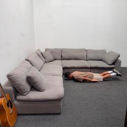 5 pc Modular ☁️ Cloud Lounge Couch - 2.6k Retail *Personal Fave* Comfy af - Washable - Can Deliver