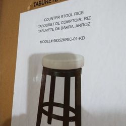 Counter Stool Rice 24" , NEW