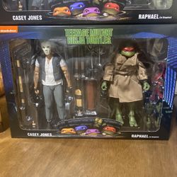 $85 TMNT 2 Pack Casey Jones & Raphael