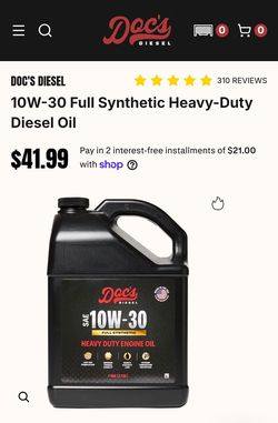 DOC'S FULL SYNTHETIC HEAVY DUTY DIESEL OIL