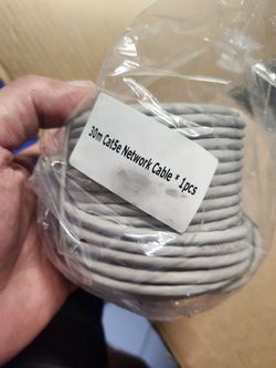 12 Rolls Of 30 Meter Cat 5e Network Cable $50 for all