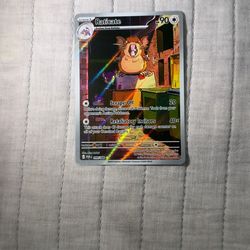 Full art foil 099/088 raticate perfect order mega evolutions