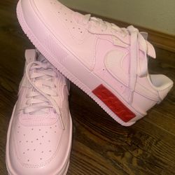 *New* Nike Womens Air Force 1 Low Fontanka Foam Pink Sneakers Shoe Size 8
