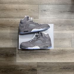 Jordan 5 Retro Wolf Grey 2026 (Sizes in Description)