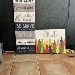 Boys Room Canvases 