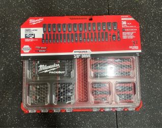 Milwaukee 36-Piece 3/8" Drive Impact Socket Set