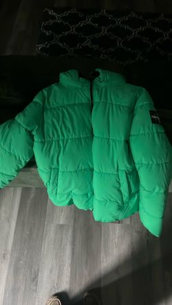 Woman’s Calvin Klein green hoodie/jacket/puffer