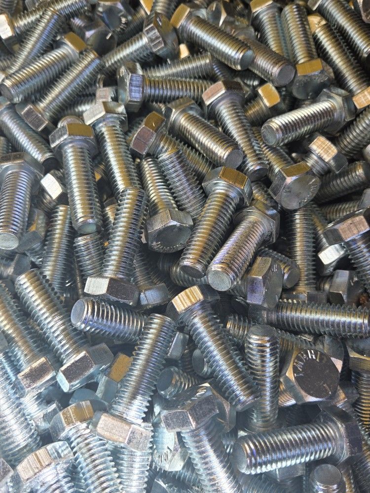 1/2-13×1 1/2 Hex Cap Screw Grade 5 Zinc (100)