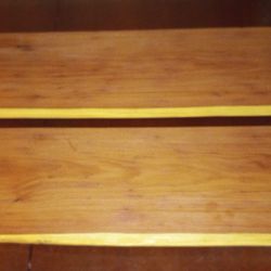 2 Live Edge Floating Aromatic Ceder Shelves With Anchors Hand Made