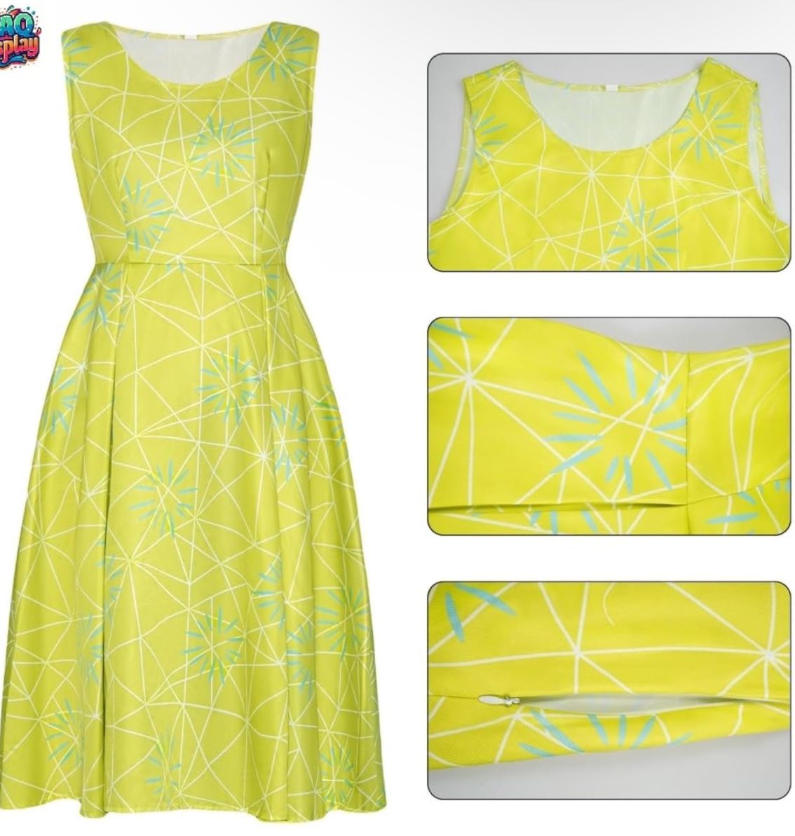 Joy Cosplay Costume for Adults - Inside Out