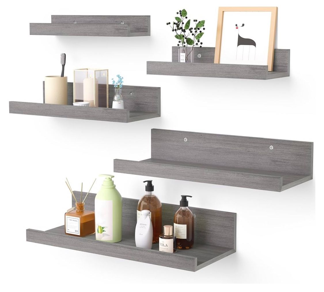 NEW 5pc Floating Shelves