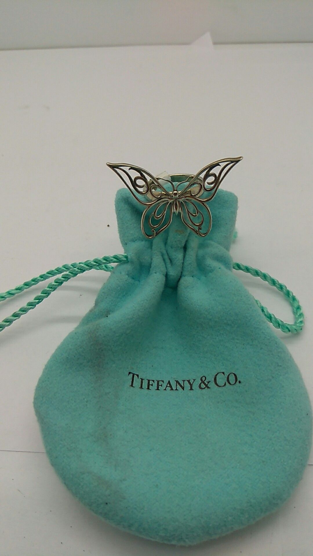 Tiffany & CO. Butterfly ring size 4