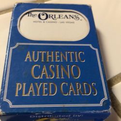 AUTHENTIC CASINO PLAYING CARDS
