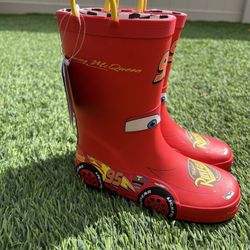 lightening mc queen rain boots 