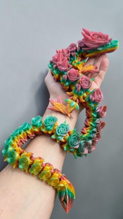3D Printed Dragon Toy - Water Resistant TPU
