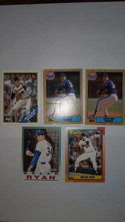 Nolan Ryan trading cards