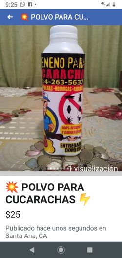 🥇 POLVO PARA CUCARACHAS Y MÁS