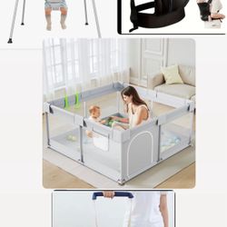 Baby Toddler Playpen, Carried, Jumper And Swing