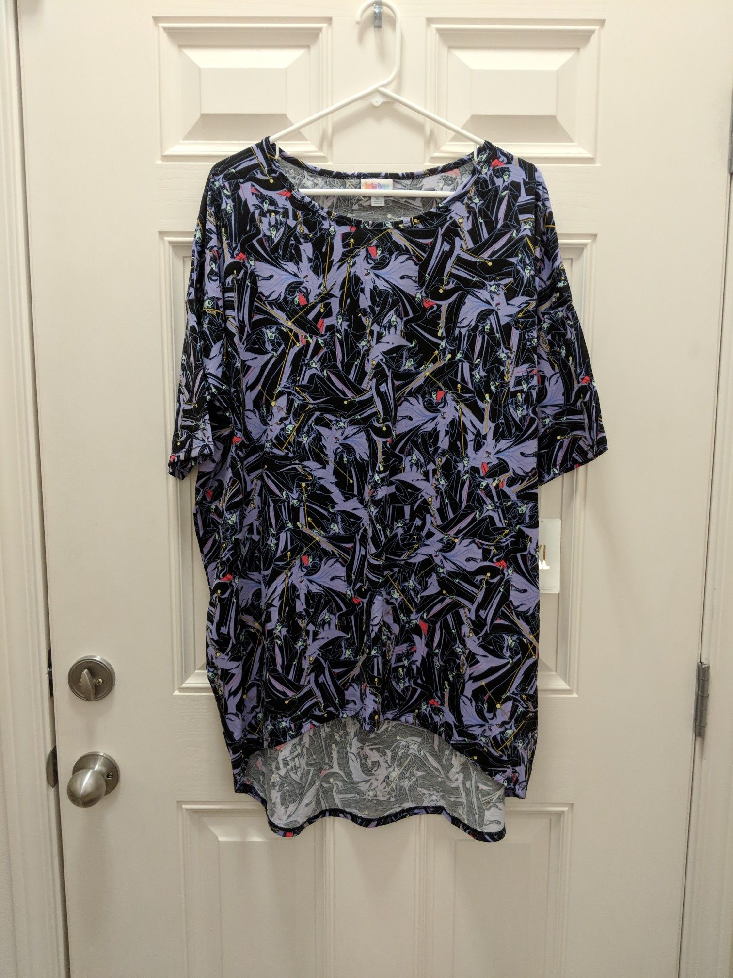 Lularoe Disney Villain Irma Maleficent and her pet crow Diaval
