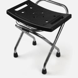 Shower Chair Seat, Stainless Shower Chair for Folding, Safety Anti-Slip Shower