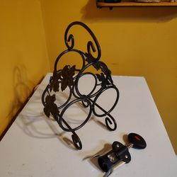 3 Bottle  Counter Top Wine Rack