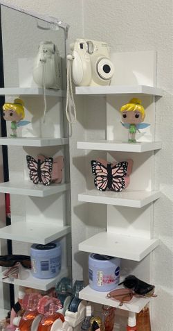 small wall shelf 5 tier
