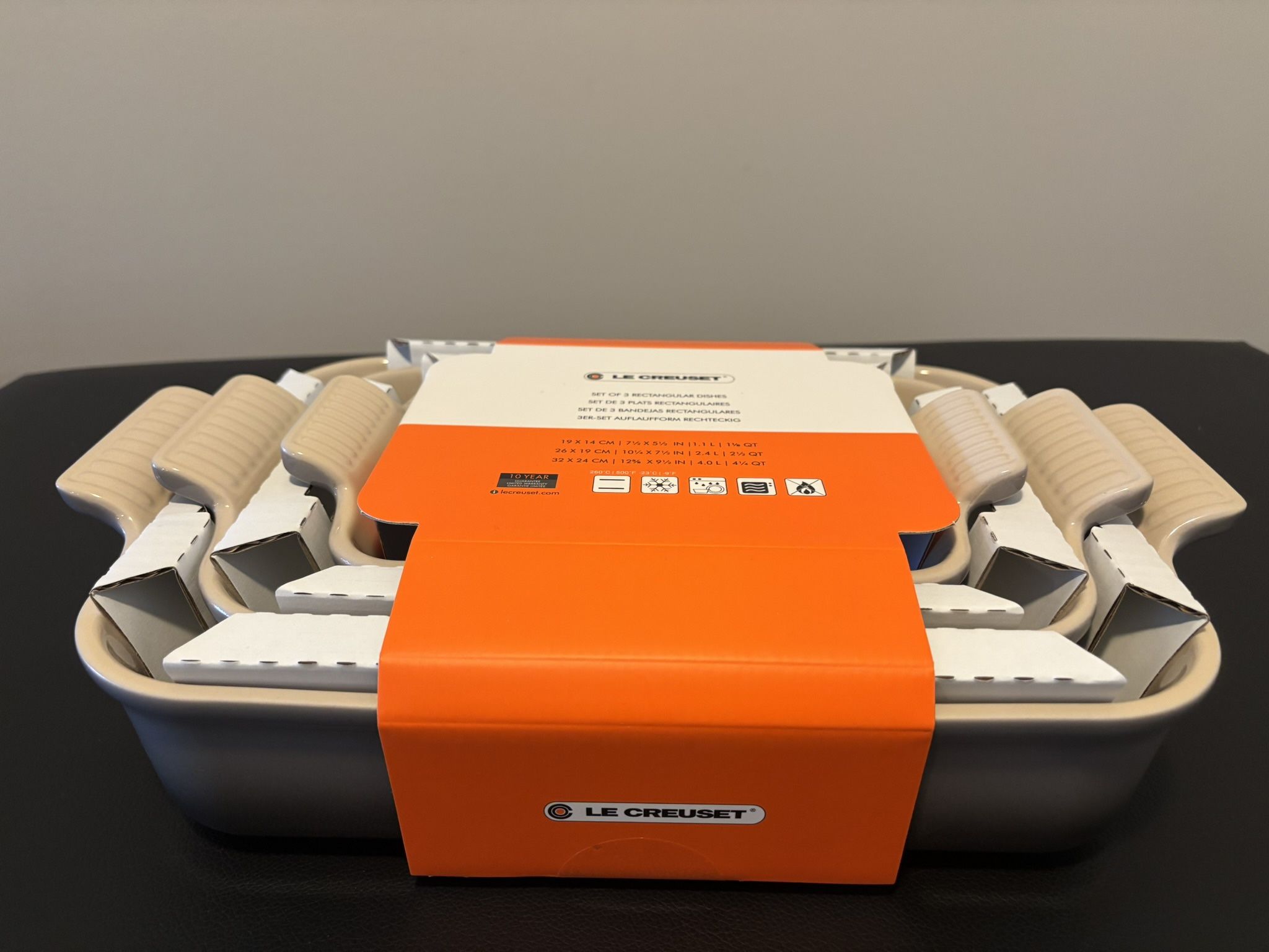 Le Creuset 3 Dish Set- New