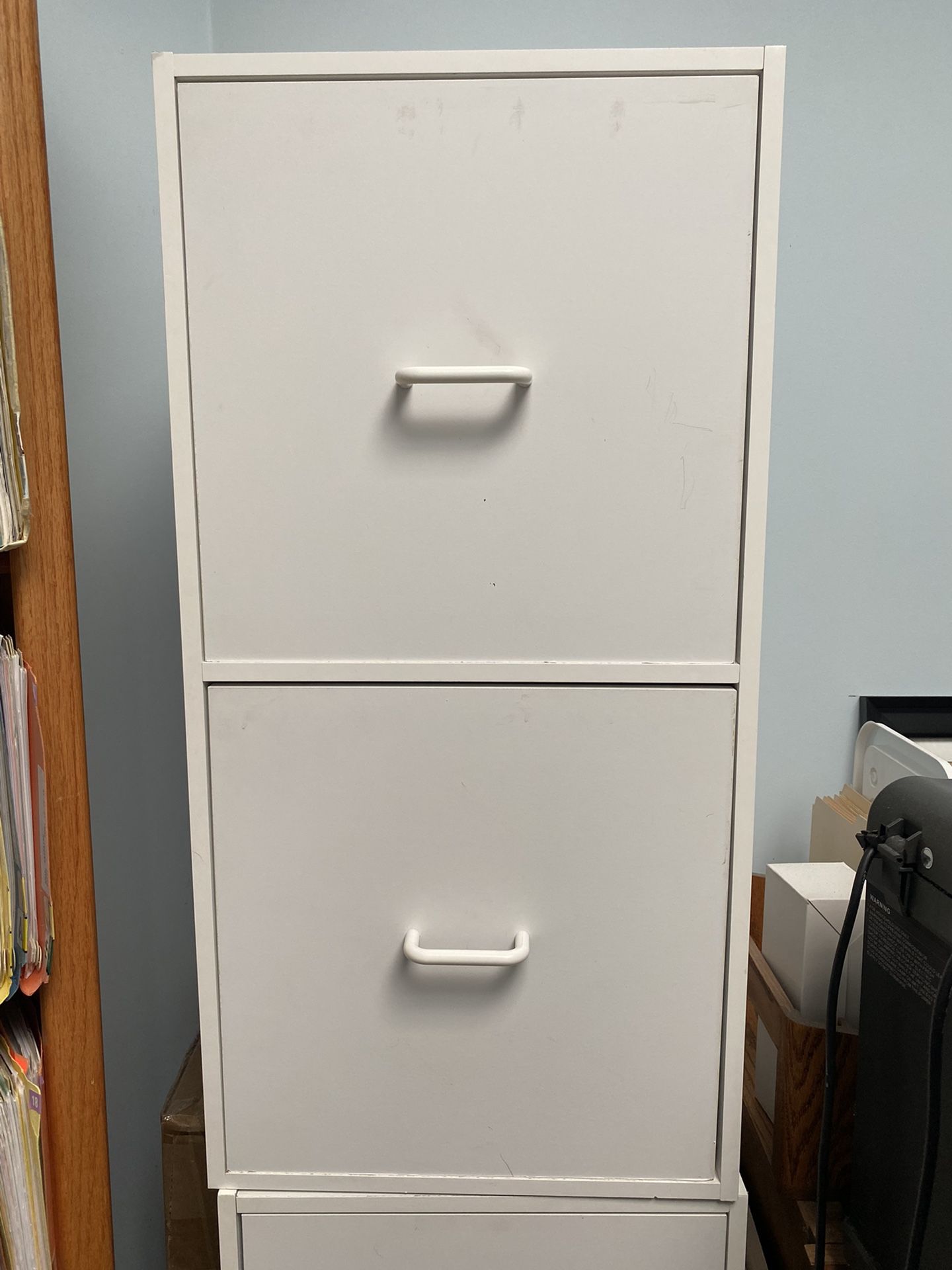 White Filing Cabinets (2 Avail)