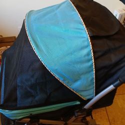 HPZ AQUA BL/BLK PET ROVER STROLLER/ONE OF THE BEST.   OBO