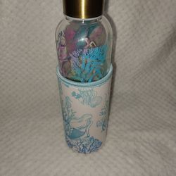 Mermaid 🧜‍♀️ Glass Water Bottle 