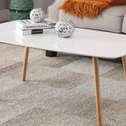 Zons Table, White, 47x24x18 Inch