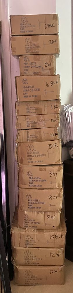 Slat And Grid Hooks$25 A Box 100 In A Box