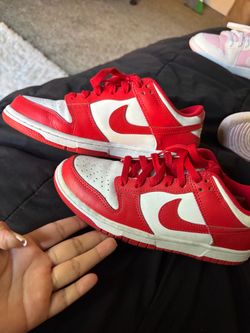 Red Nikes size 5/6