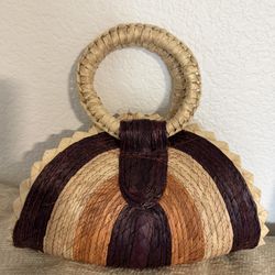 Mexican Artisan Multicolor Woven Purse