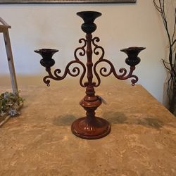 Rustic Candle Holder 