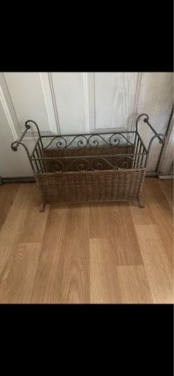 Vintage magazine rack