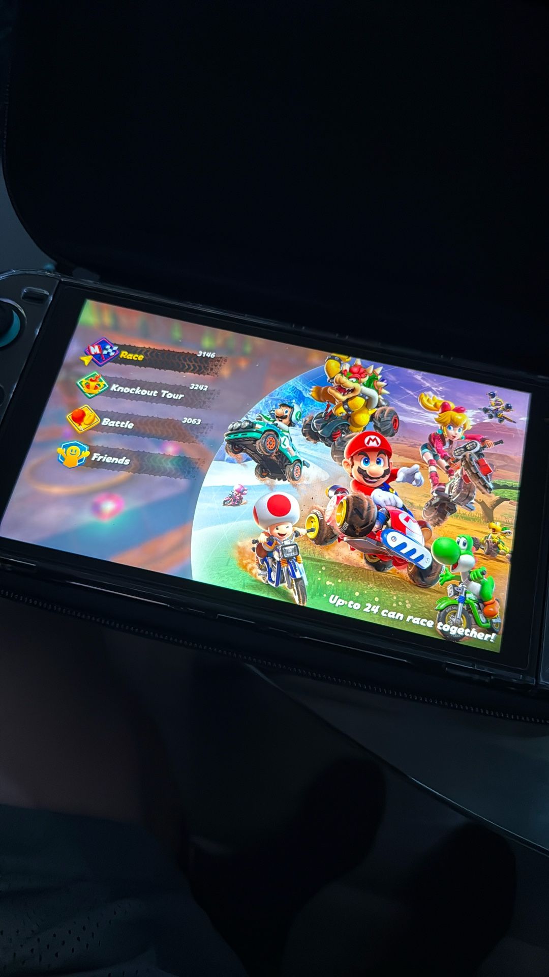 Nintendo Switch 2 Console + Mario Kart World Bundle (Digital Download in Console) Case