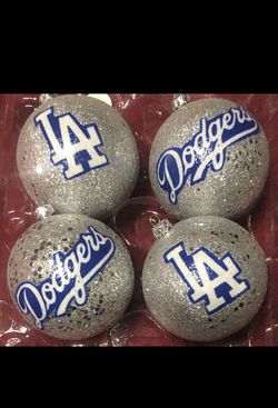Dodgers - Personalized Xmas Ornaments